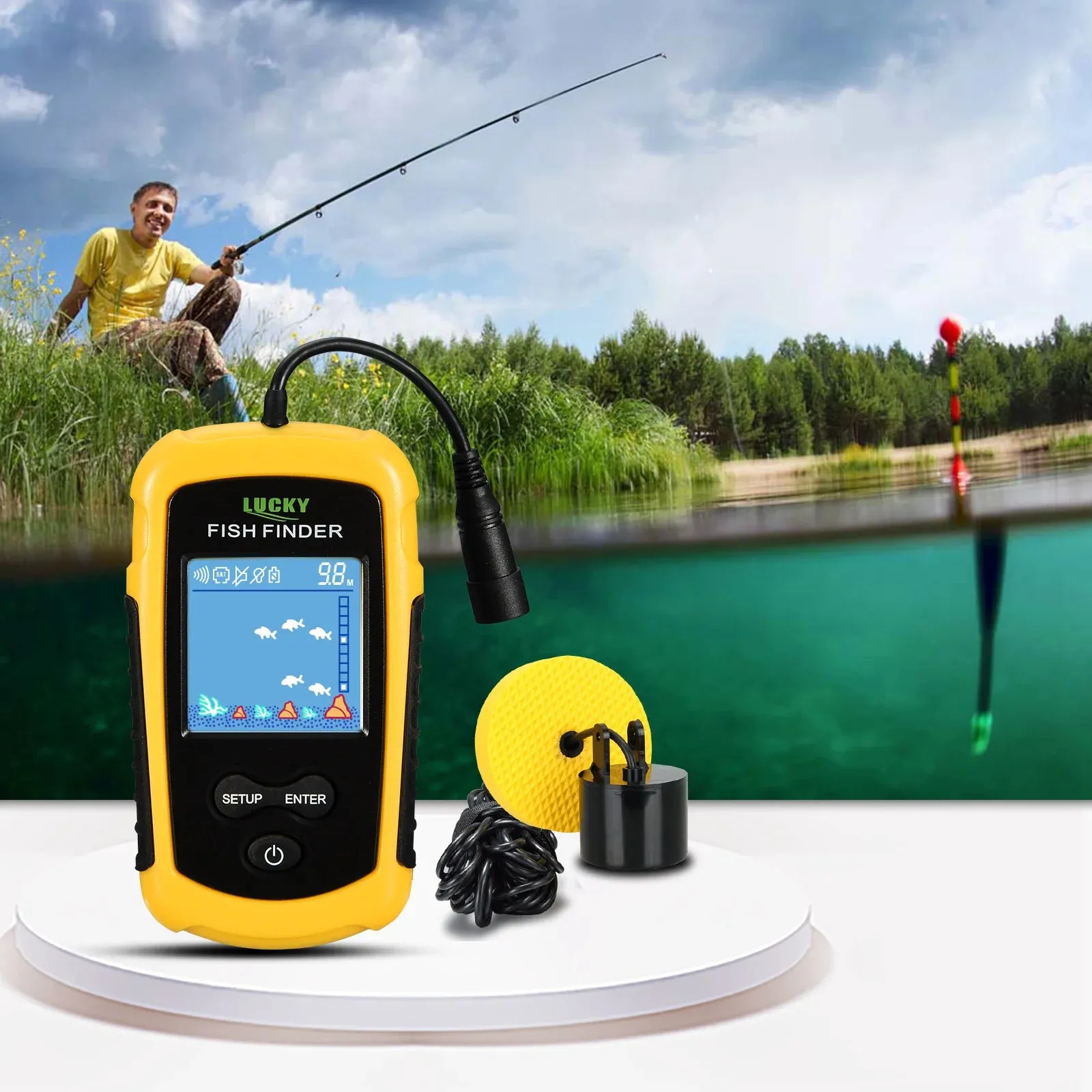 100M Portable Sonar Fish Finders