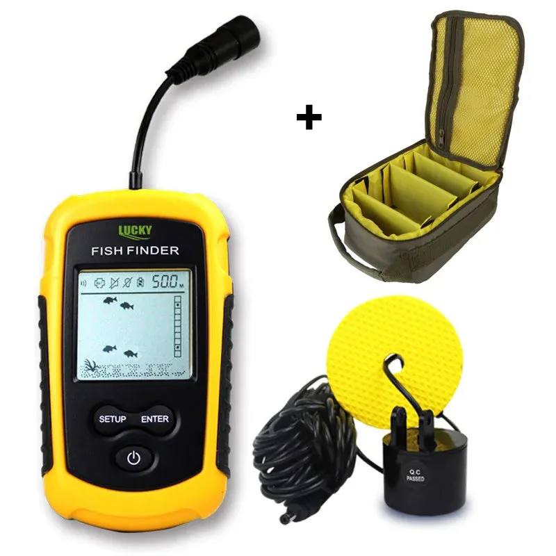 100M Portable Sonar LCD Fish Finders Fishing Tools Echo Sounder Fishing Finder