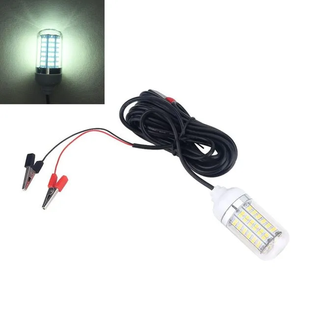 12V Fishing Light 108pcs 2835 LED Underwater Fishing Light Lures Fish Finder Lamp Attracts Prawns Squid Krill (4 Colors )