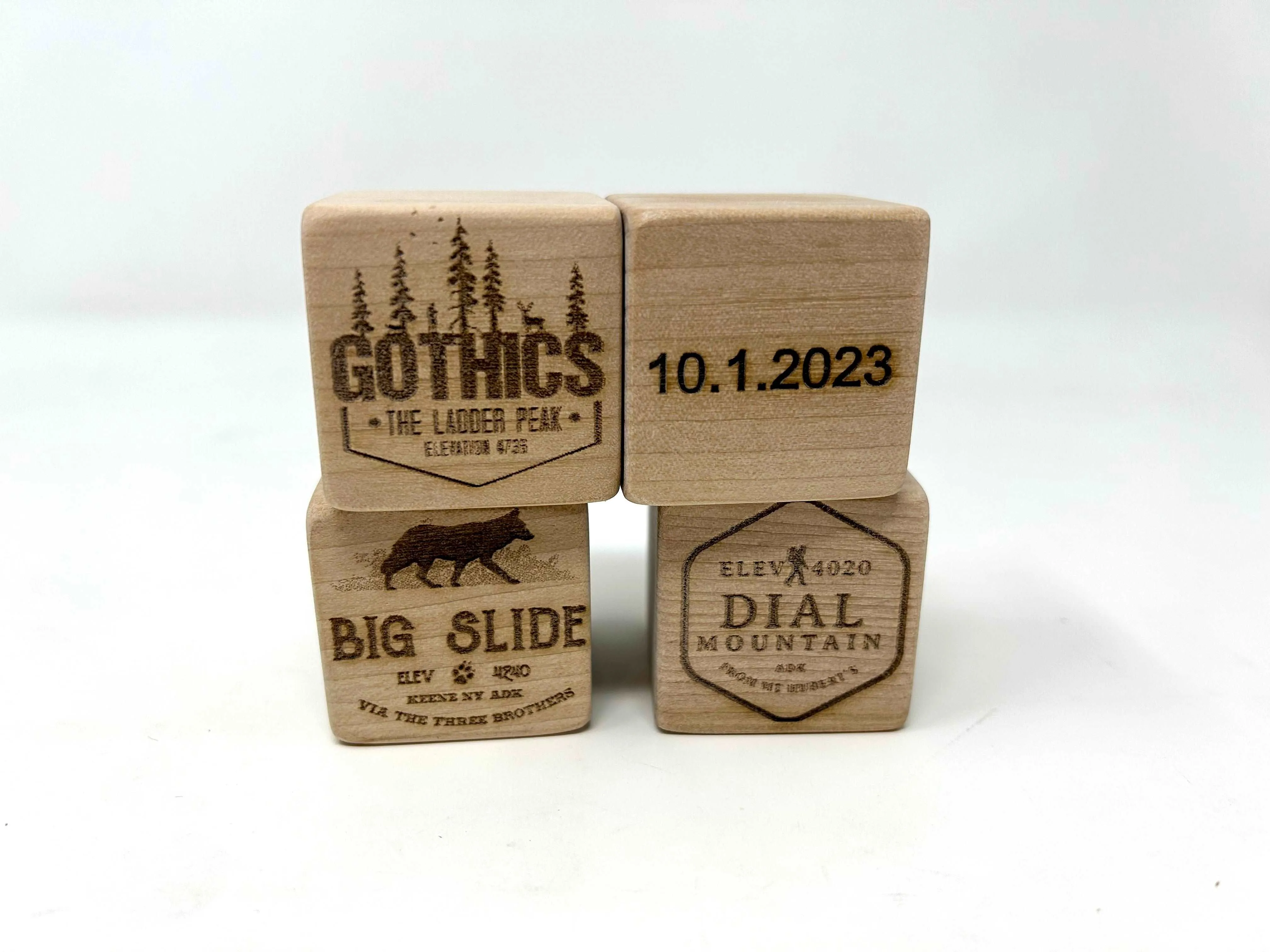 Adirondack 46 Peaks Building Blocks Trackers