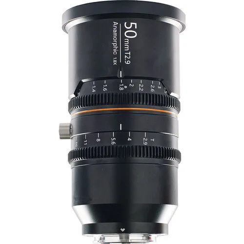 BLAZAR LENS Great Joy 50mm T2.9 1.8x Anamorphic Lens (RF-Mount, Amber Flare)