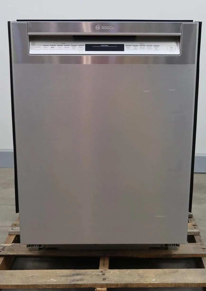 Bosch 800 Series 24" 42dB Crystal Dry InfoLight Stainless Dishwasher SHEM78Z55N