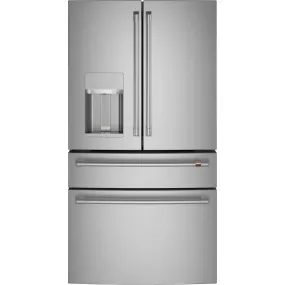 Café 36-inch, 22.3 cu.ft. Counter-Depth French 4-Door Refrigerator with Wi-Fi CXE22DP2PS1