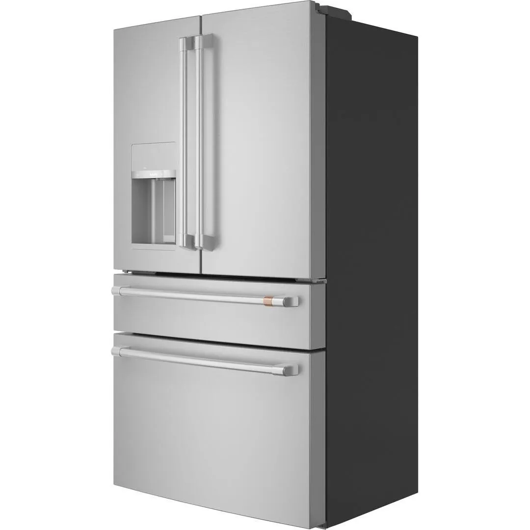 Café 36-inch, 22.3 cu.ft. Counter-Depth French 4-Door Refrigerator with Wi-Fi CXE22DP2PS1