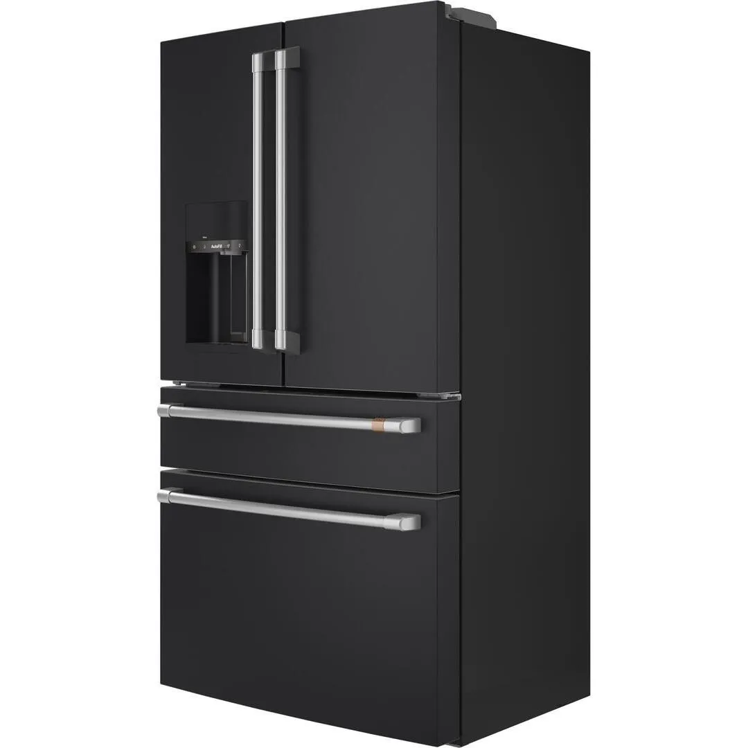 Café 36-inch, 22.3 cu.ft. Counter-Depth French 4-Door Refrigerator with Wi-Fi CXE22DP3PD1