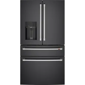 Café 36-inch, 22.3 cu.ft. Counter-Depth French 4-Door Refrigerator with Wi-Fi CXE22DP3PD1