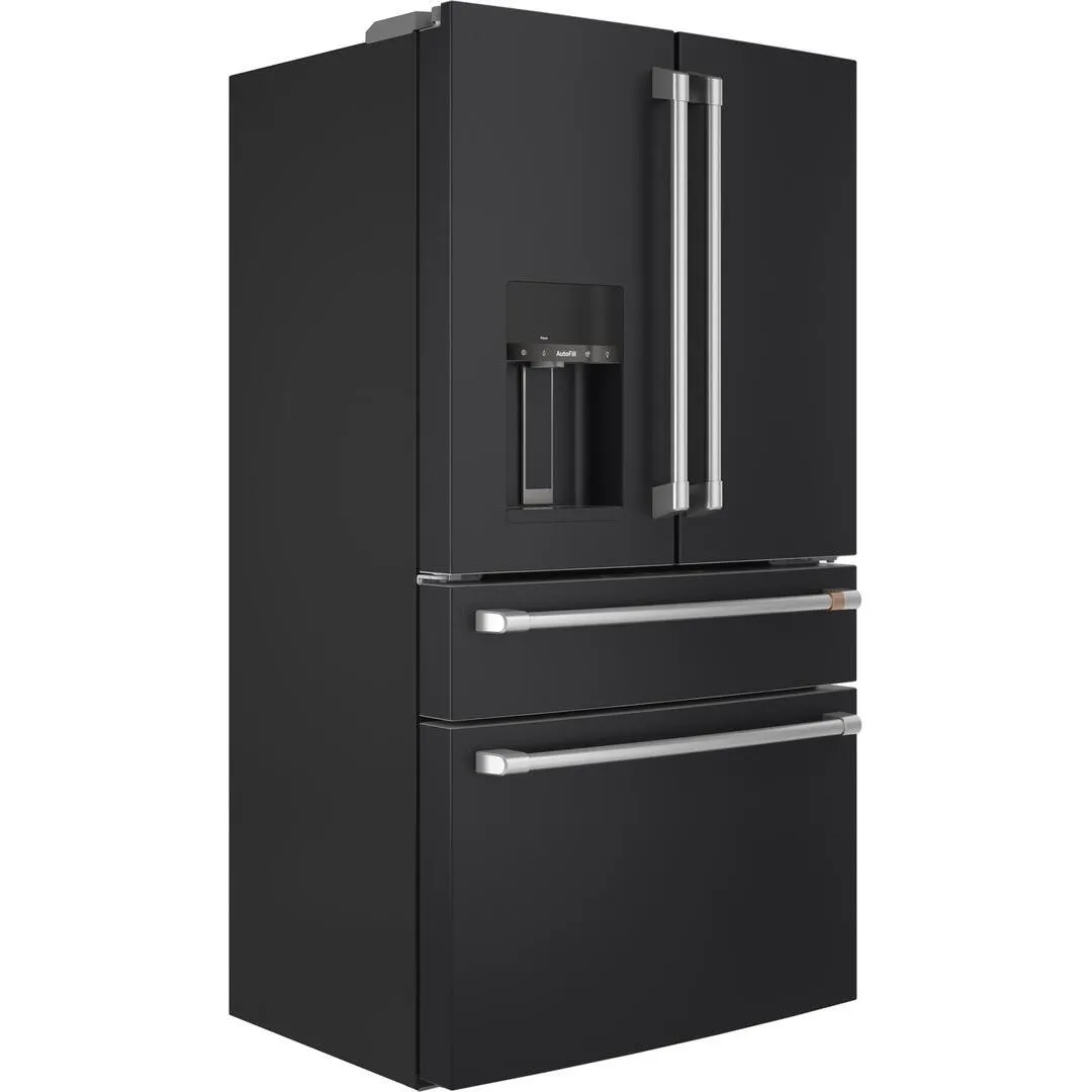 Café 36-inch, 22.3 cu.ft. Counter-Depth French 4-Door Refrigerator with Wi-Fi CXE22DP3PD1