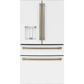 Café 36-inch, 22.3 cu.ft. Counter-Depth French 4-Door Refrigerator with Wi-Fi CXE22DP4PW2