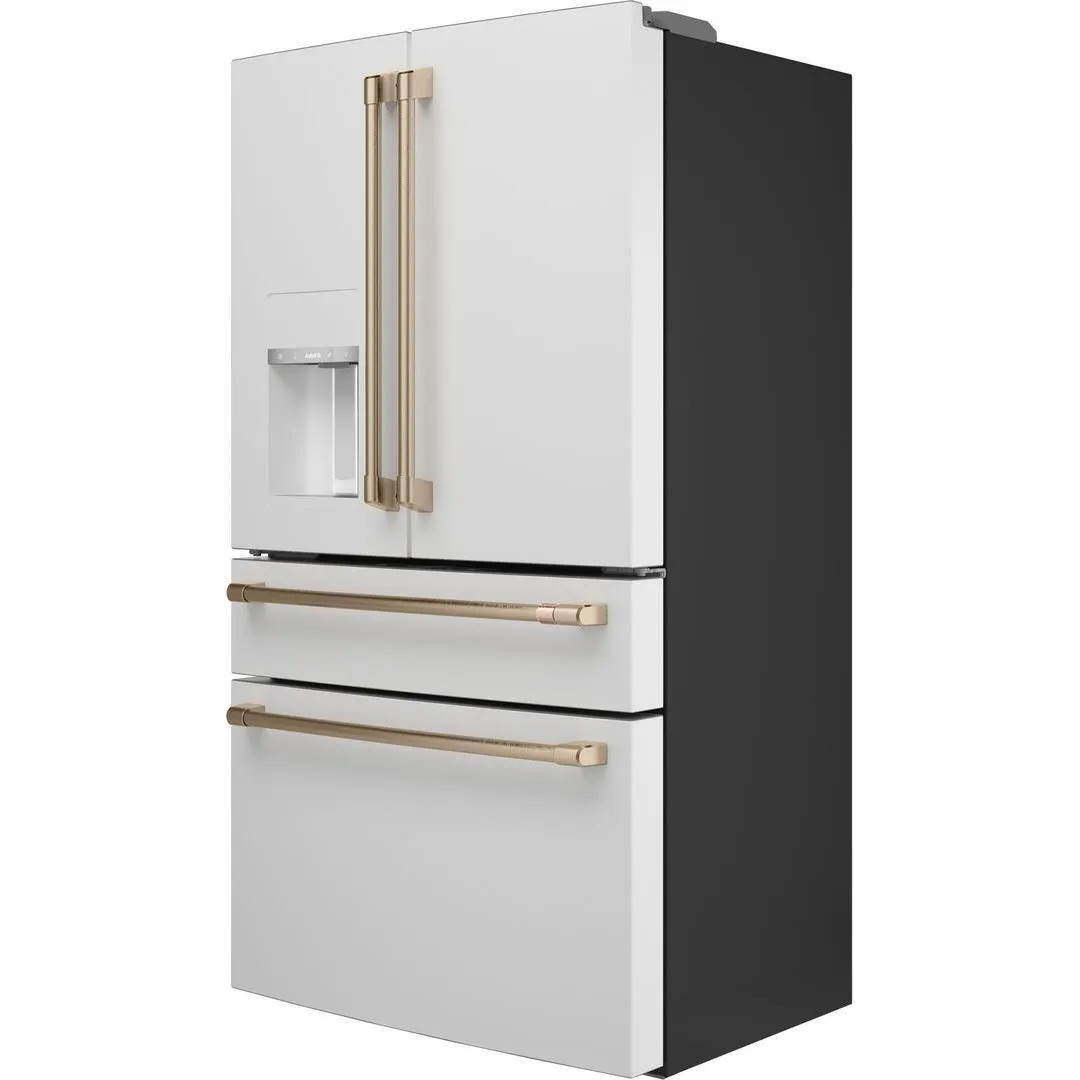 Café 36-inch, 22.3 cu.ft. Counter-Depth French 4-Door Refrigerator with Wi-Fi CXE22DP4PW2