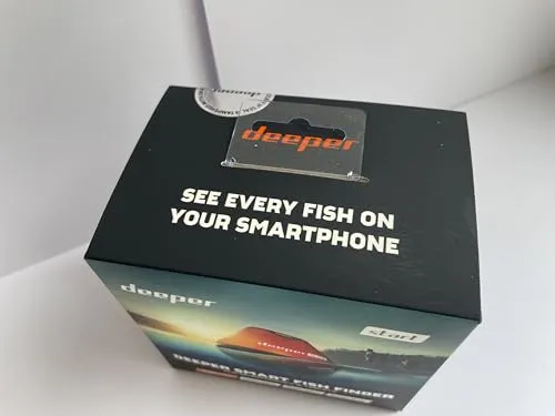 Deeper START Smart Fish Finder - Portable Fish Finder and Depth Finder For Recreational Fishing From Dock, Shore Or Bank | Castable Deeper Fish Finder with FREE User Friendly App | Phone Compatible