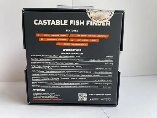 Deeper START Smart Fish Finder - Portable Fish Finder and Depth Finder For Recreational Fishing From Dock, Shore Or Bank | Castable Deeper Fish Finder with FREE User Friendly App | Phone Compatible