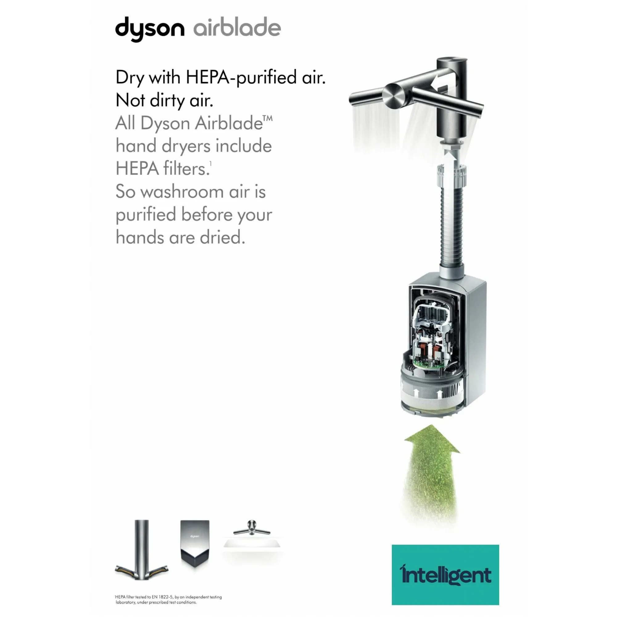 Dyson Tap - Airblade Wash Dry Short Hand Dryer