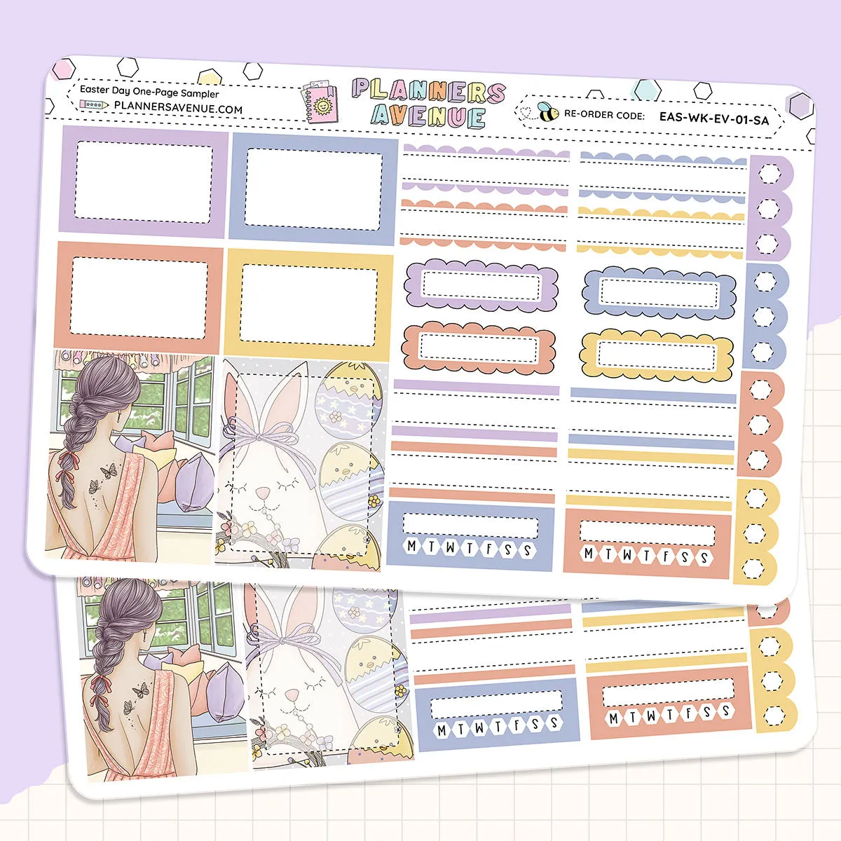 Easter Day Planner Stickers Sampler