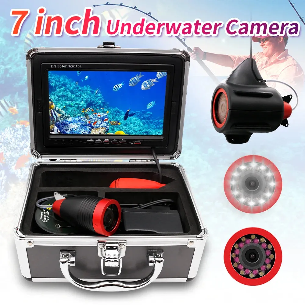 Erchang Underwater Fishing Camera  7 Inch Winter Fishing Camera 1000TVL