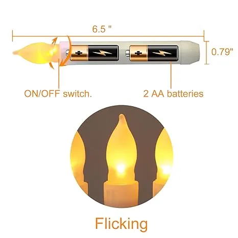 Floating Candles - 12 Pc Battery Operated Led Candles