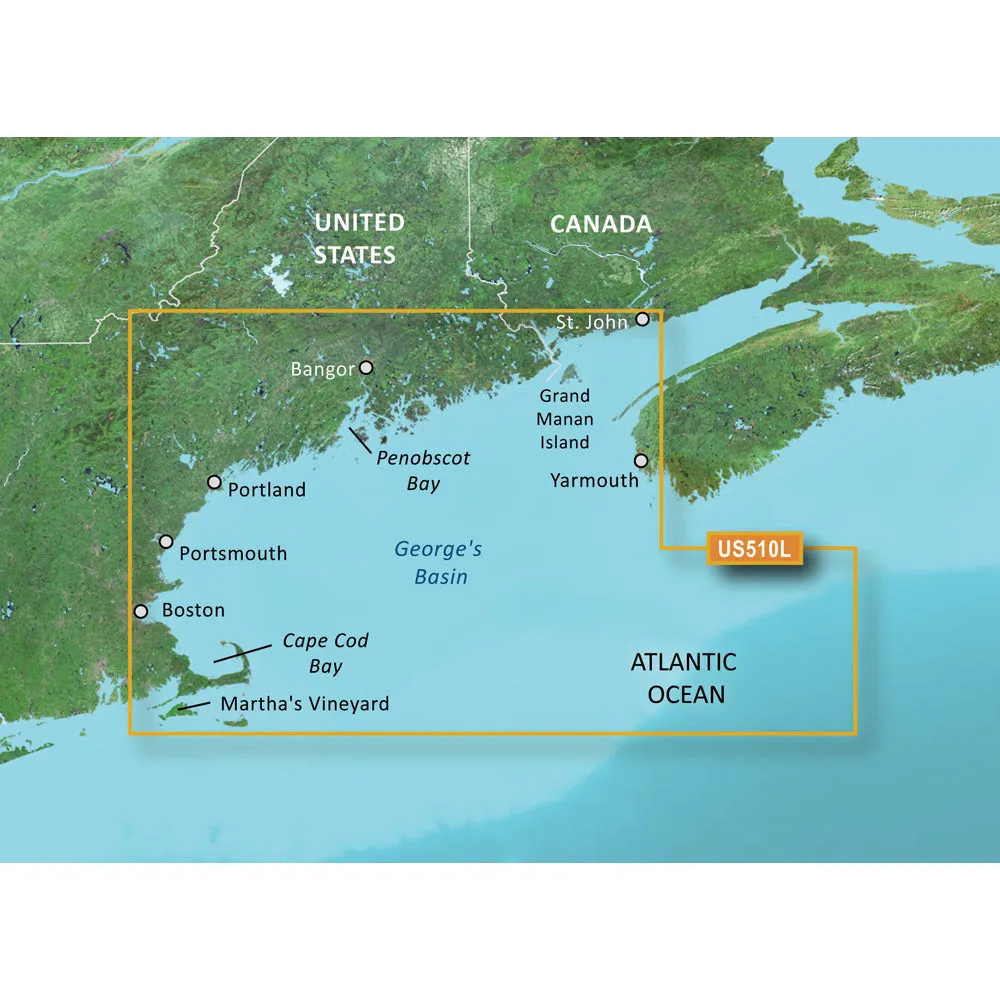 Garmin BlueChart g3 Vision HD - VUS510L - St. John - Cape Cod - microSD/SD [010-C0739-00]