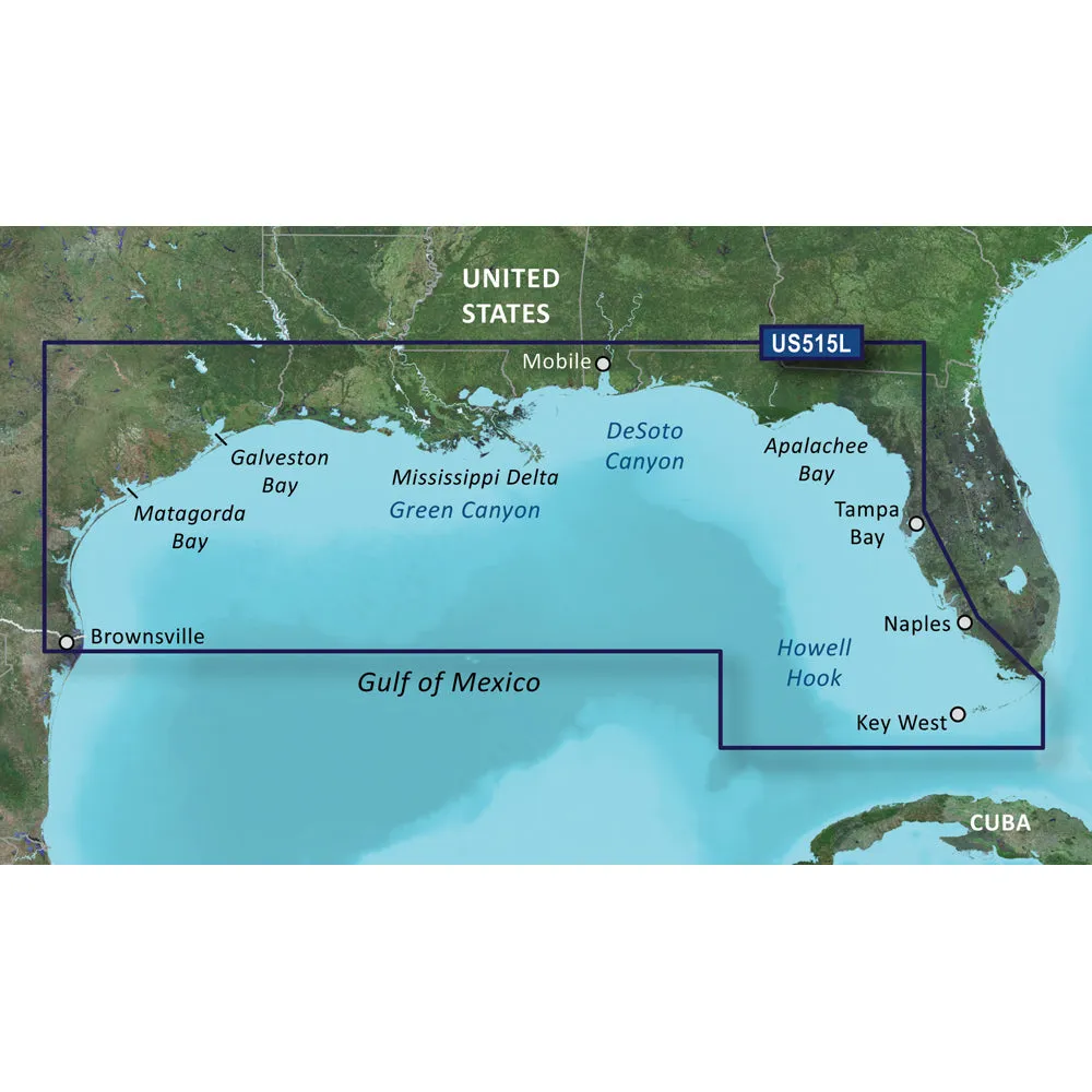 Garmin BlueChart g3 Vision HD - VUS515L - Brownsville - Key Largo - microSD/SD [010-C0744-00]