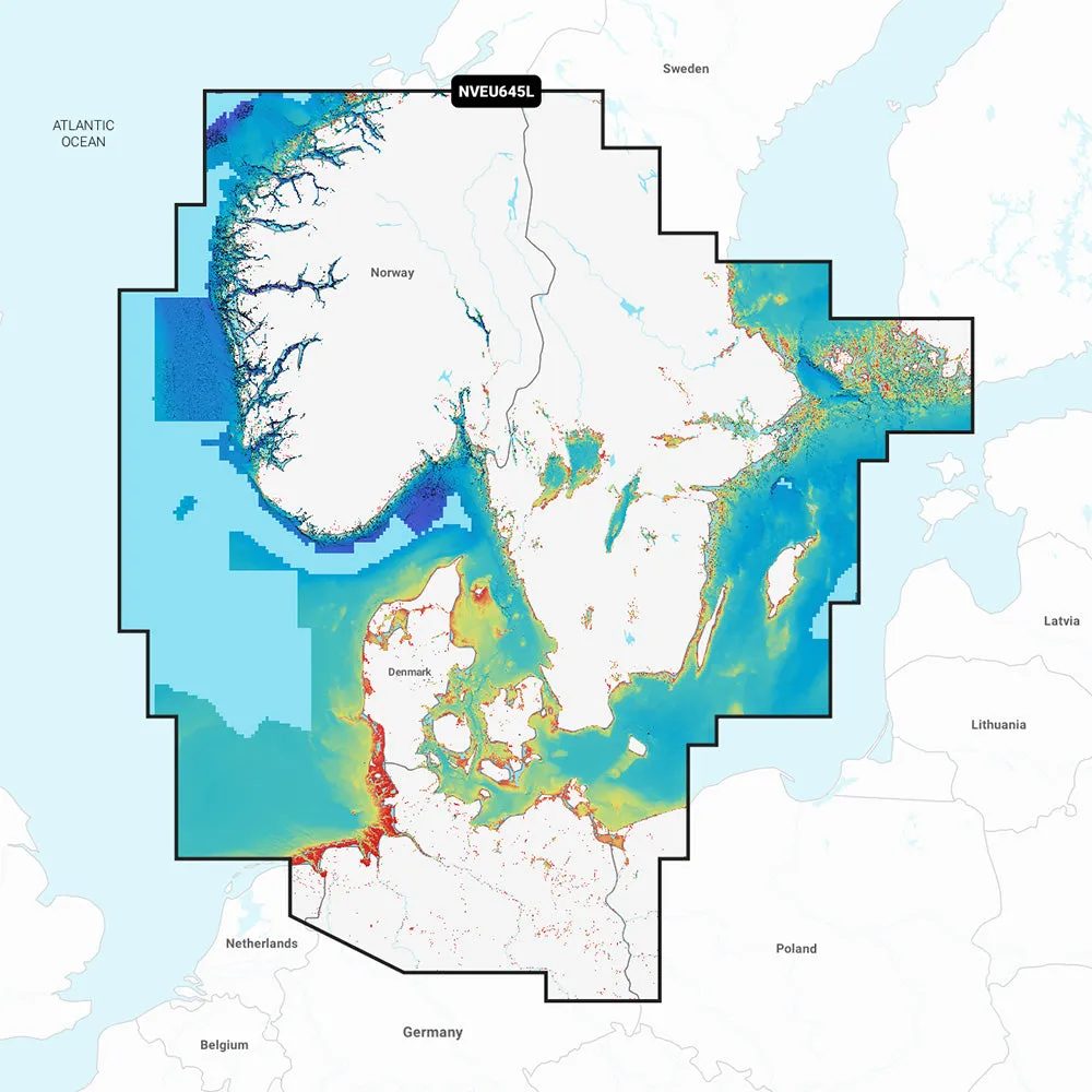 Garmin Navionics Vision  NVEU645L Skagerrak  Kattegat [010-C1274-00]