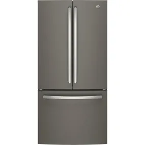 GE 33-inch, 18.6 cu. ft. Counter-Depth French-Door Refrigerator GWE19JMLES