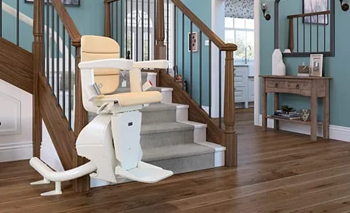 Handicare Freecurve Single-Rail Curved Custom Stairlift