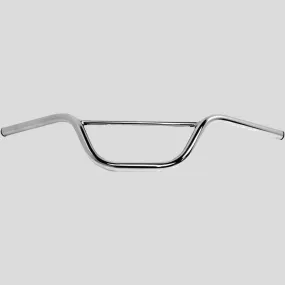 Handle Bar,  Scrambler, Small,  Chrome 7/8"