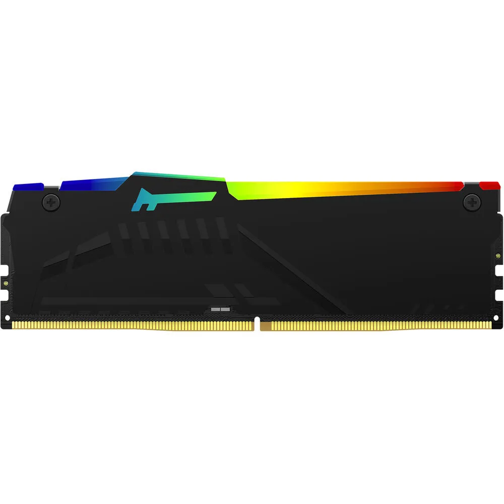 Kingston FURY Beast RGB memory module, 32GB (2x16GB), 5200 MHz, DDR5, CL40, KF552C40BBAK2-32, black