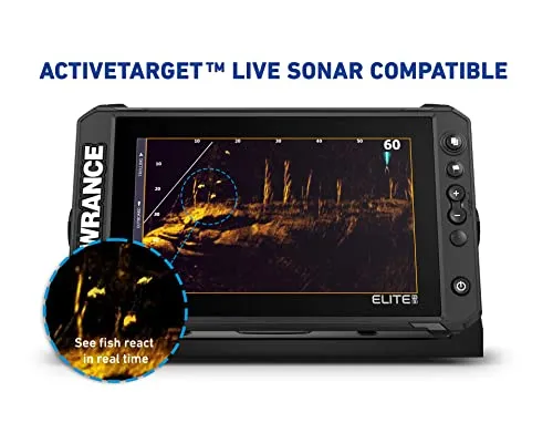 Lowrance Elite FS 7 Fish Finder (No Transducer) with Preloaded C-MAP Contour  Charts