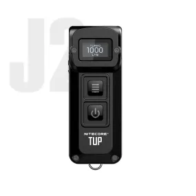 Nitecore TUP Keychain Light in Hi Tech Black or Metallic Gray