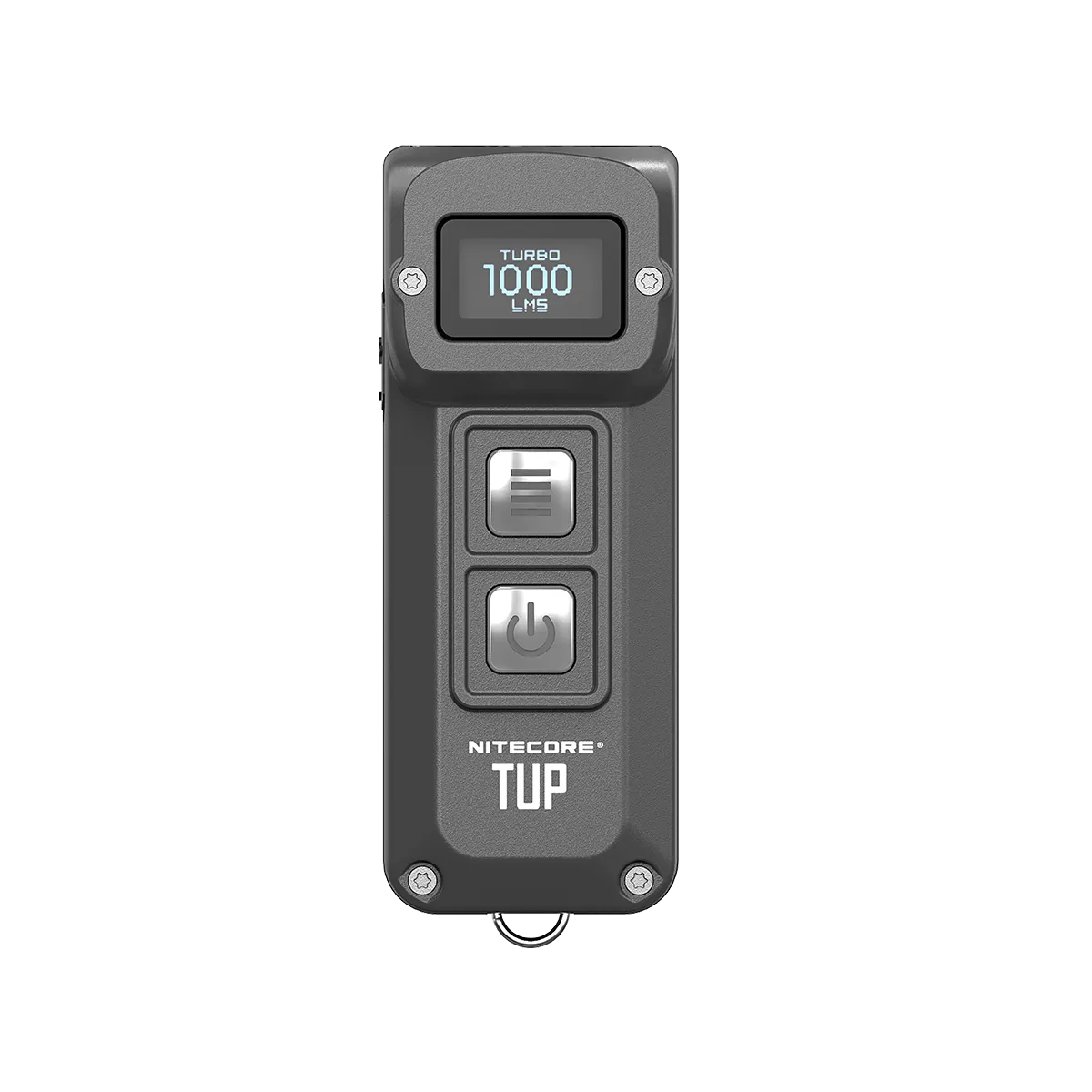 Nitecore TUP Keychain Light in Hi Tech Black or Metallic Gray