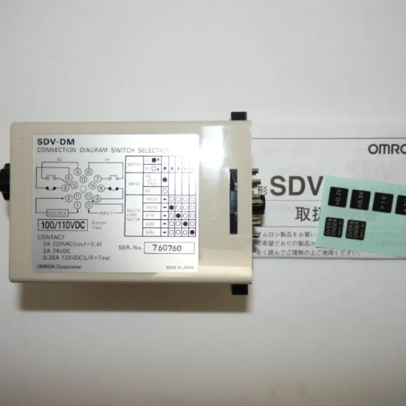 Omron SDV Series Voltage Sensor SDV-DM4 DC100/110