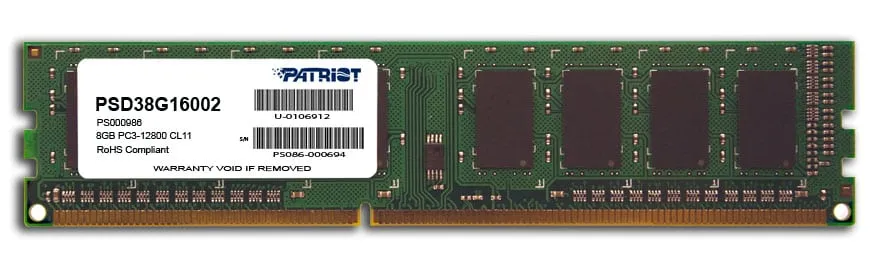 Patriot Signature Line 8Gb 1600Mhz Ddr3 Single Rank Desktop Memory