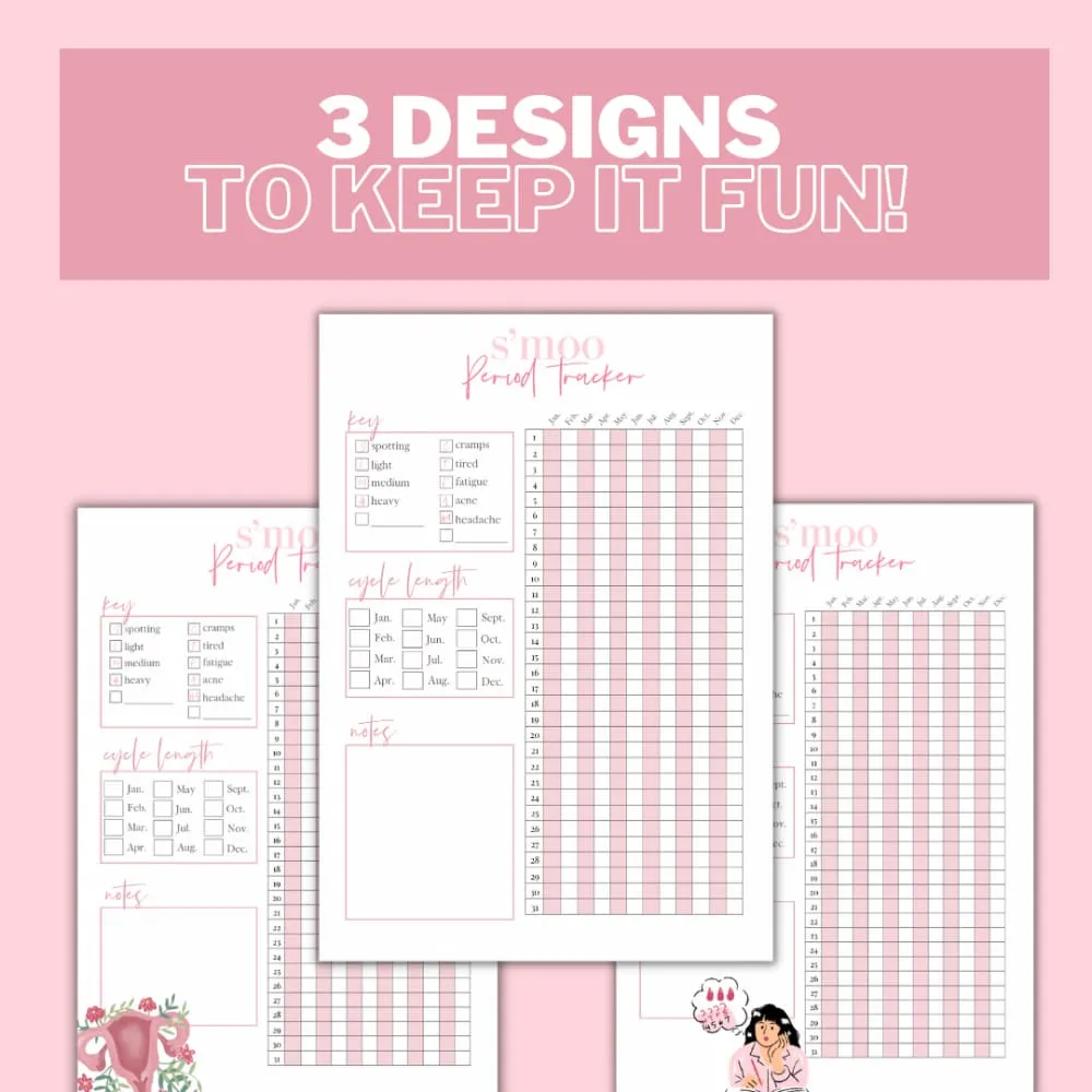 Period Tracker - Printable PDF