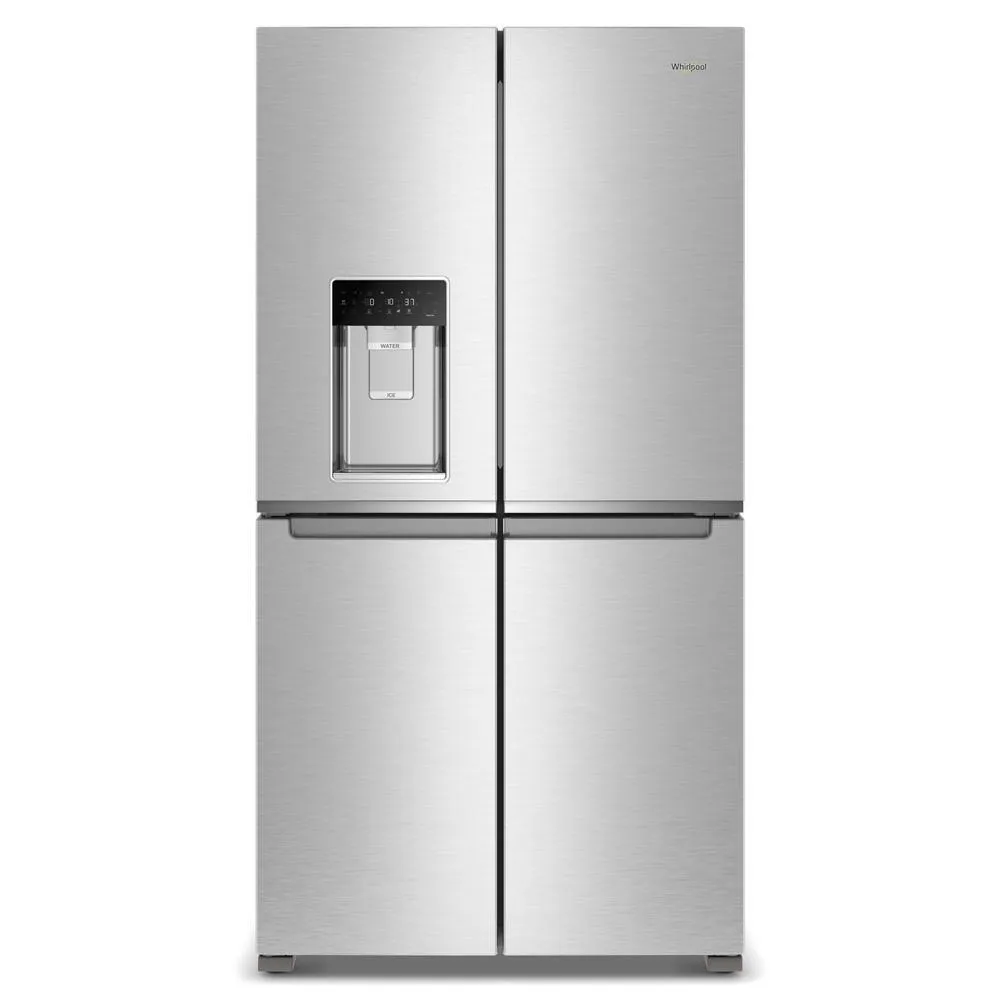 Whirlpool WRQC7836RZ 36-Inch Counter Depth 4 Door Refrigerator with Ice Maker in Door